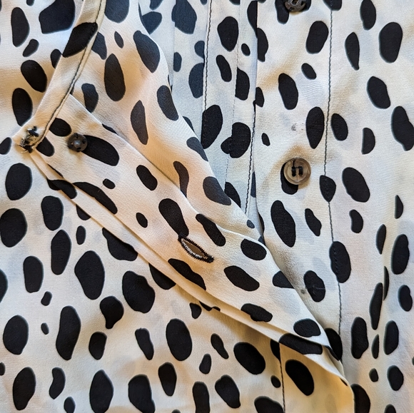 Vintage 1980's Oleg Cassini Blouse - Picture 9 of 11